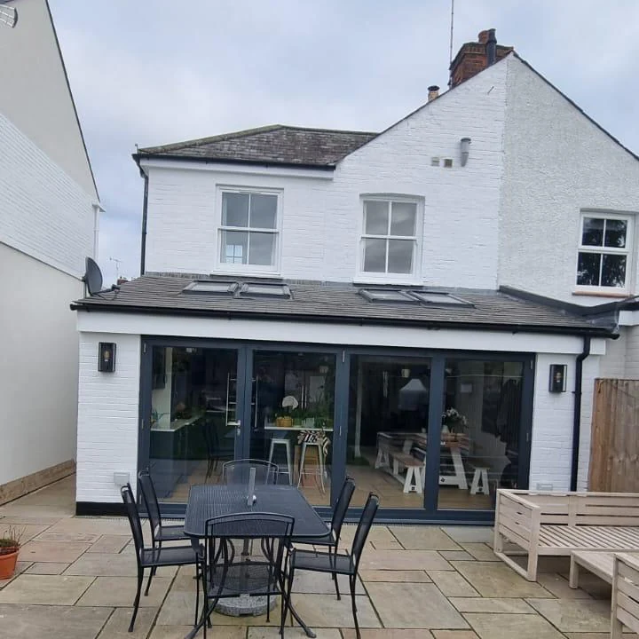 exterior-painting-green-grey-marlow-decorators Exterior Painting in Marlow by Marlow Decorators