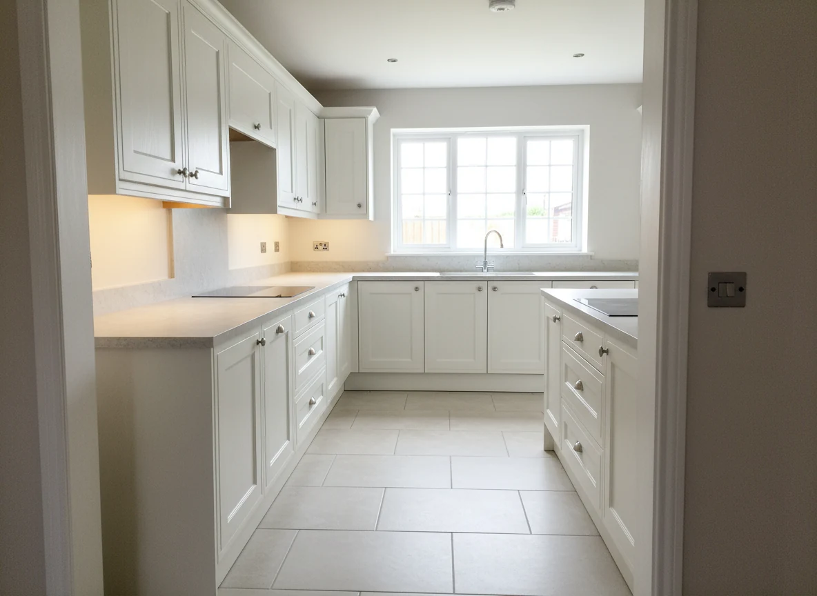 Kitchen cabinet painting in Marlow by Marlow Decorators