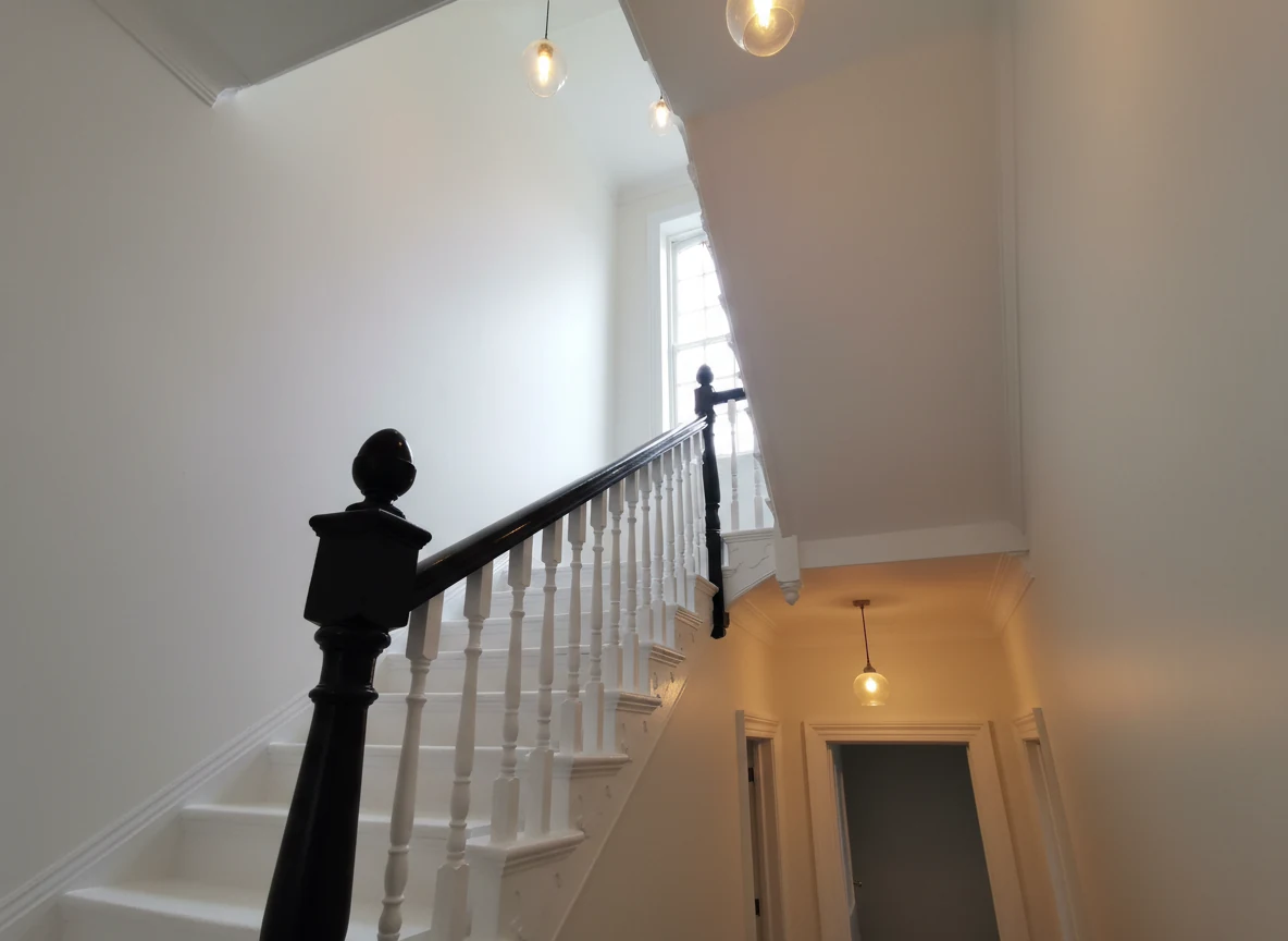 Staircase painting in Marlow by Marlow Decorators